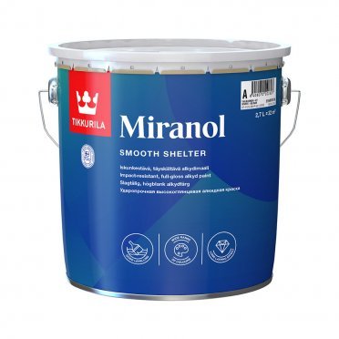 Эмаль алкидная Tikkurila Miranol основа А глянцевая 2,7