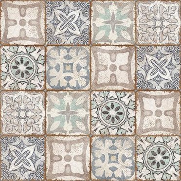 Majolica глаз. керамогранит многоцветный (C-MA4R452D) 42x42