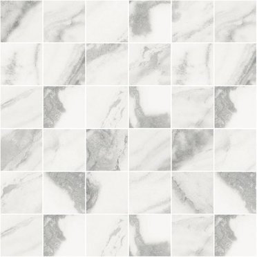 Silver Мозаика белый 30х30