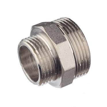Ниппель переходной Valtec (VTr.580.N.0706) 1 1/4 НР(ш) х 1 НР(ш) латунный