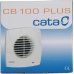 Вентилятор Cata CB-100 Plus 190х190 мм d100 мм слоновая кость