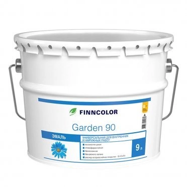 Эмаль алкидная Finncolor Garden 90 основа А высокоглянцевая 9 л