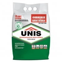 Шпатлевка гипсовая Unis Финишная 5 кг