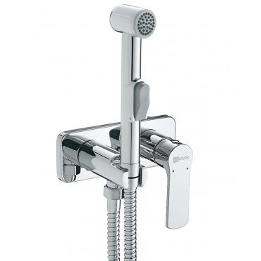 Смеситель с гигиеническим душем LEMARK GRACE LM1519C встраиваемый со скрытой частью в комплекте