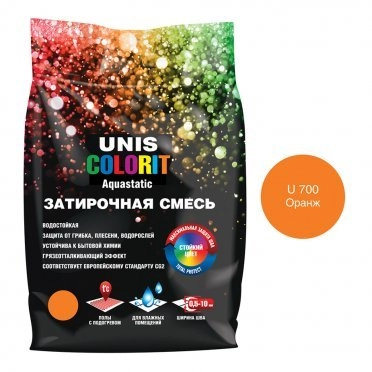 Затирка Unis Colorit оранж 2 кг