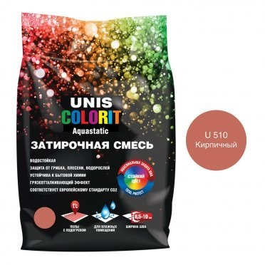 Затирка Unis Colorit кирпичная 2 кг