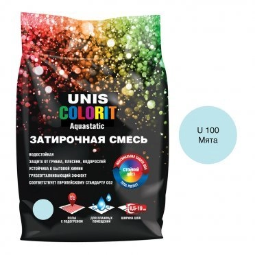 Затирка Unis Colorit мята 2 кг