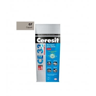 Затирка Ceresit CE 33 07 серая 2 кг